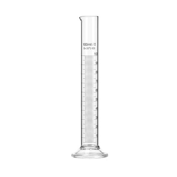 100 mL Graduated Cylinder Glass Laboratory Measuring Cylinder - View 1