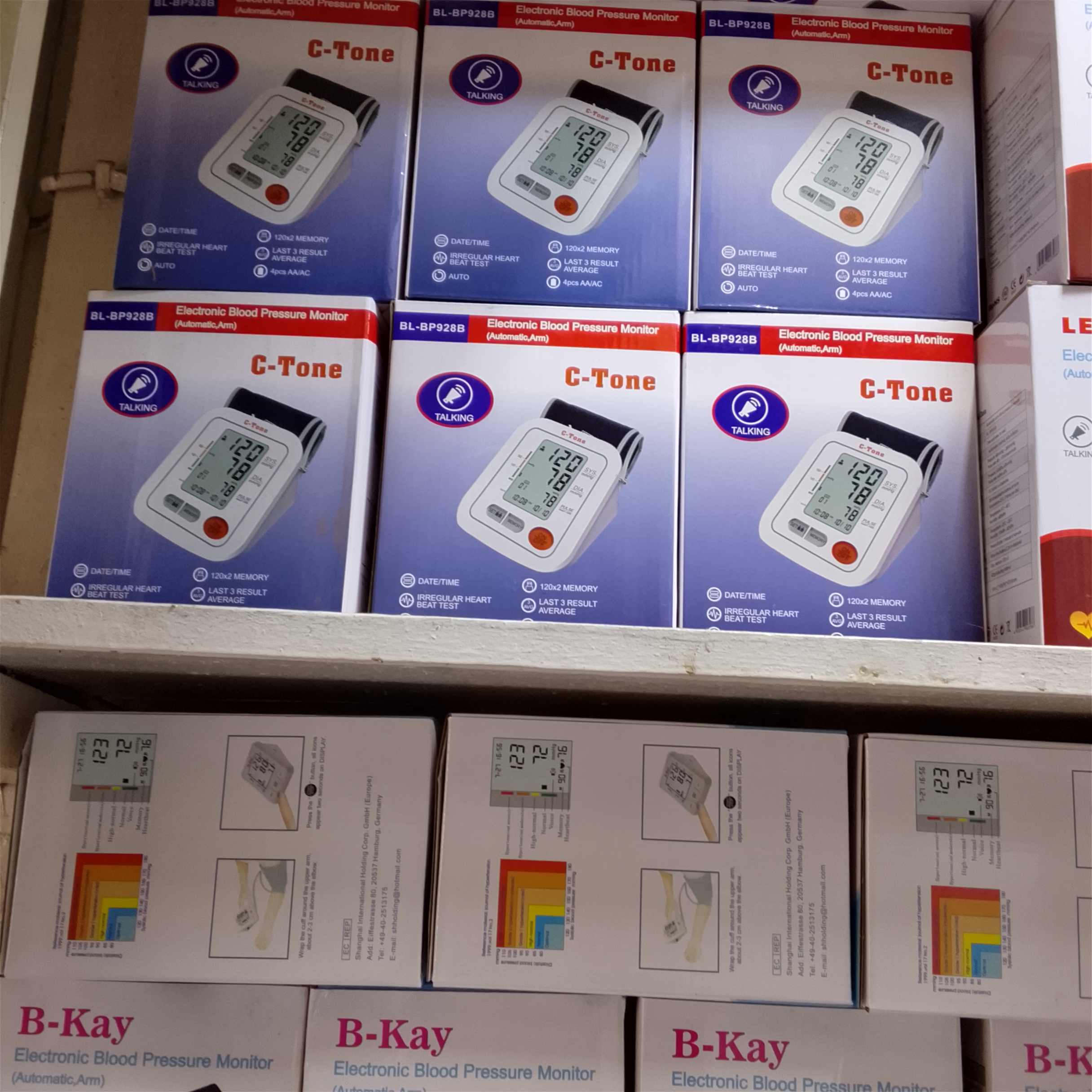 C-tone blood pressure monitor angle 2
