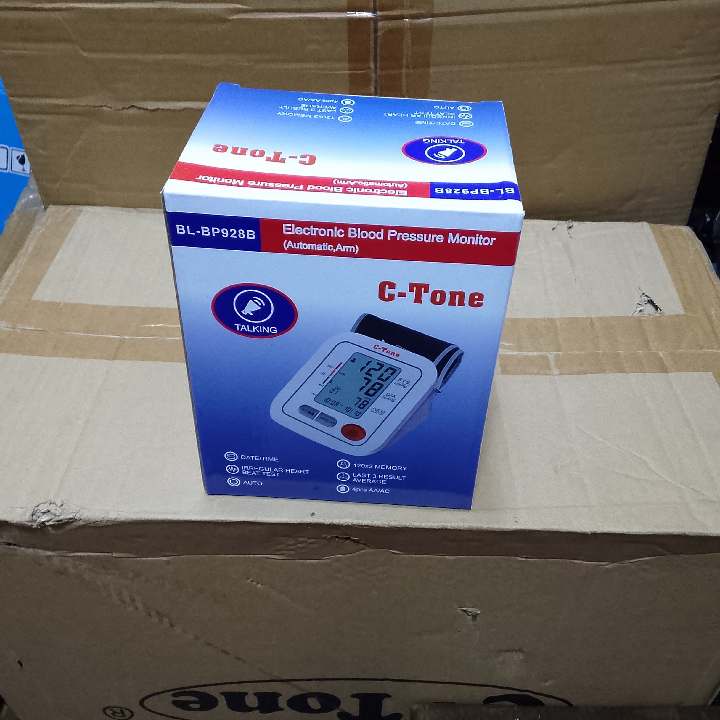 C-tone blood pressure monitor angle 3