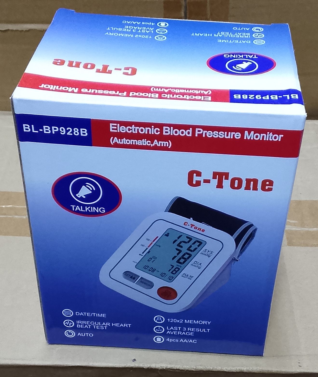 C-tone blood pressure monitor