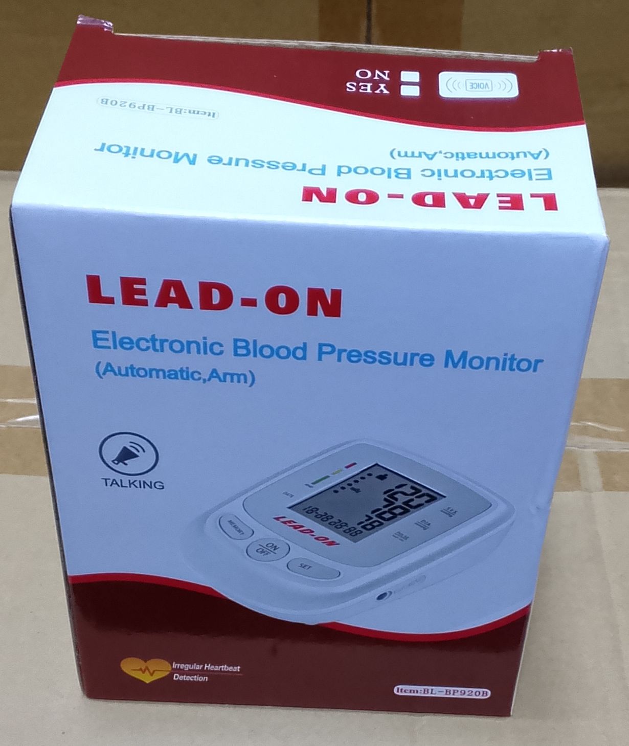Lead-On Blood Pressure Monitor angle 3