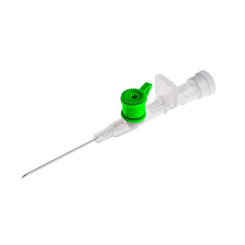 18G IV Catheter – Green Peripheral IV Cannula, 50 Pcs-Pack