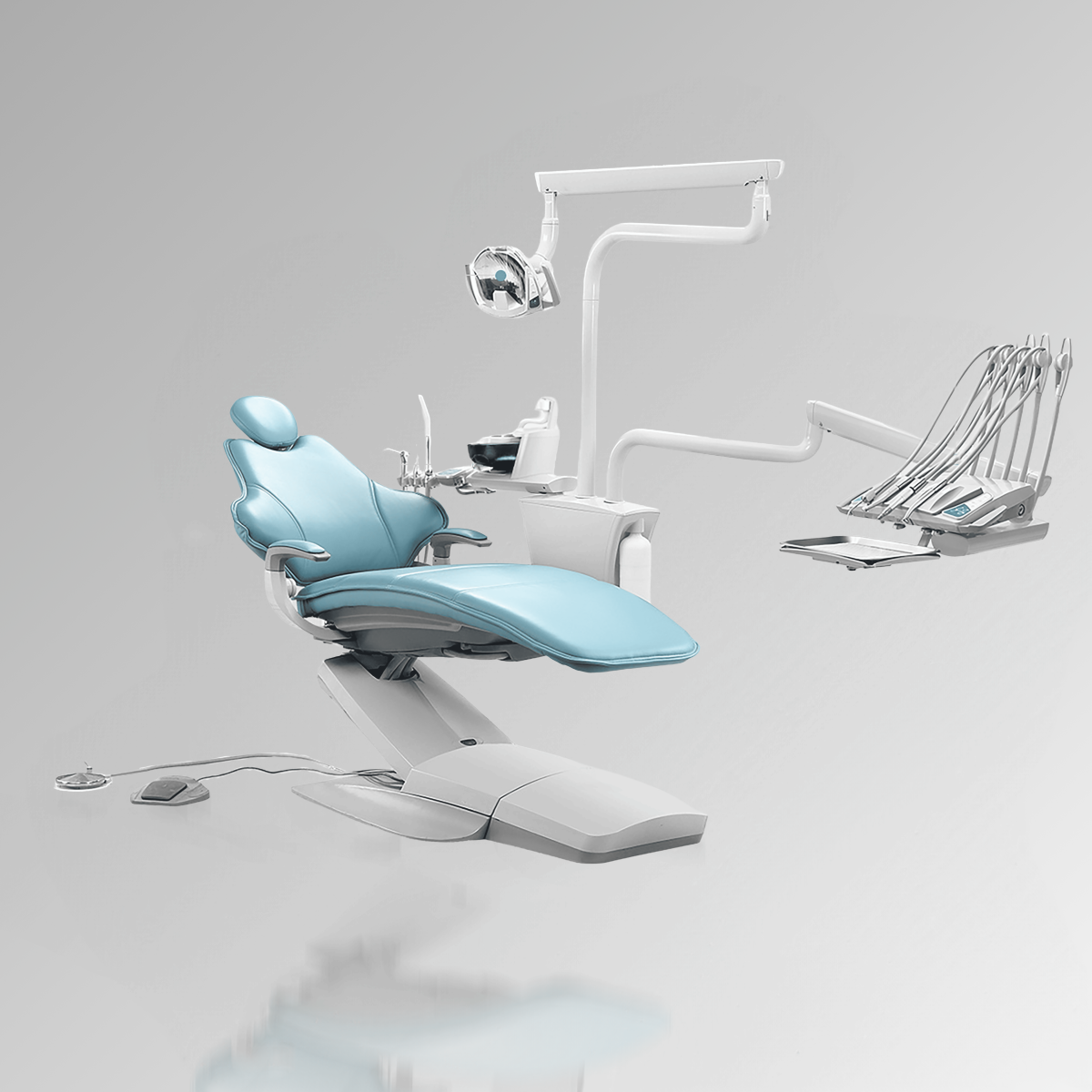 Runyes DCI Edge Maple 42U Integral Dental Unit Chair – Up-Mounted