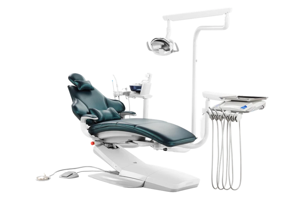 Runyes DCI Edge Maple 62D Integral Dental Unit Chair – Down-Mounted
