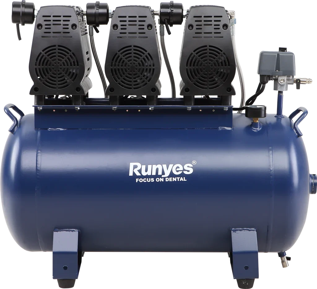 Runyes GIANT-45 Oil-Free Dental Air Compressor – 70L