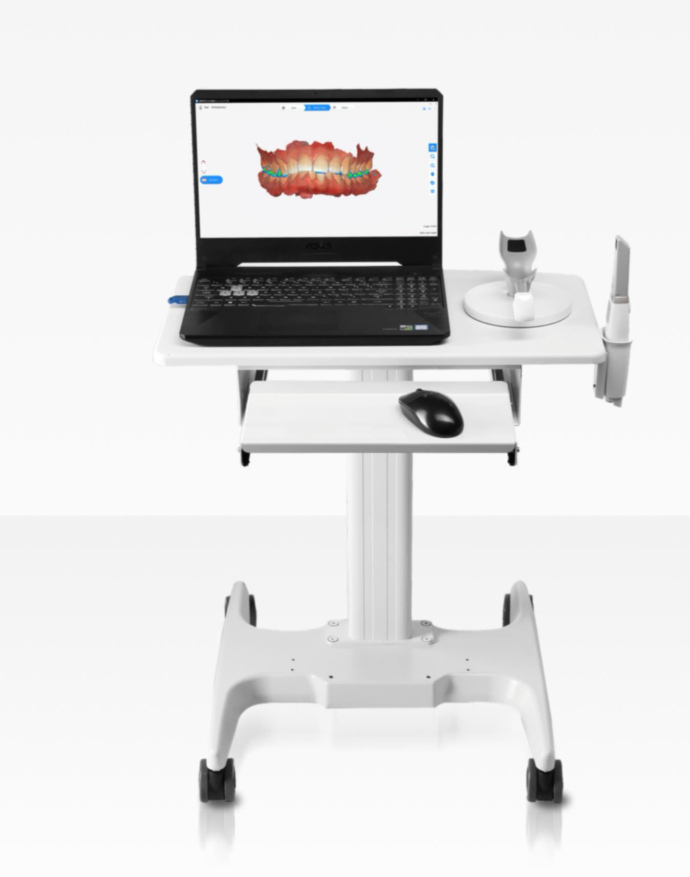 Runyes Mobile Scanner Cart – Laptop Type for Intraoral Scanner