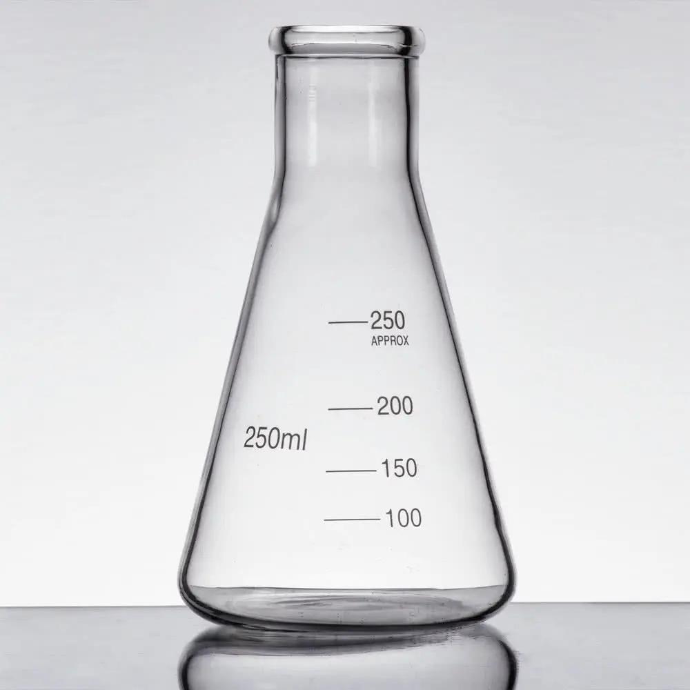 250 mL Conical Flask Borosilicate Glass Erlenmeyer Flask - View 1