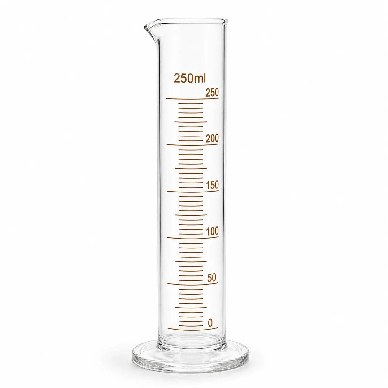 250 mL Graduated Cylinder Glass Laboratory Measuring Cylinder - View 1
