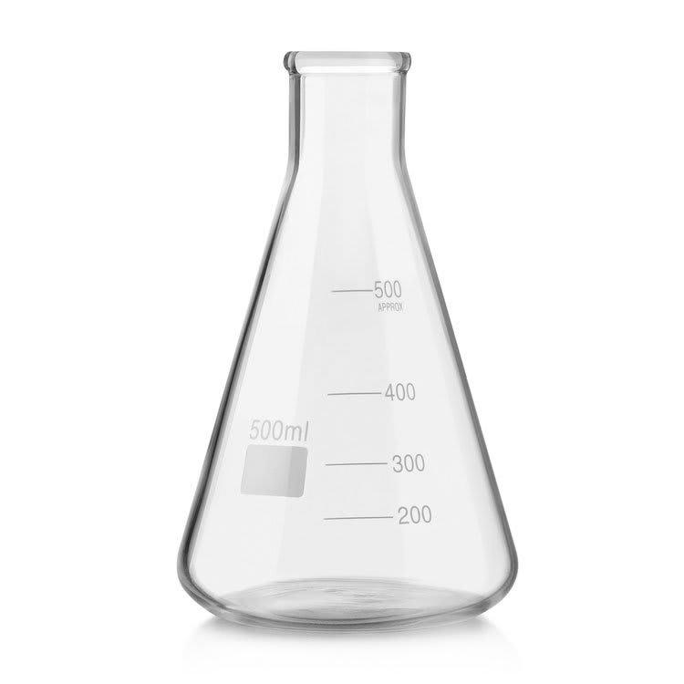 500 mL Conical Flask Borosilicate Glass Erlenmeyer Flask - View 1
