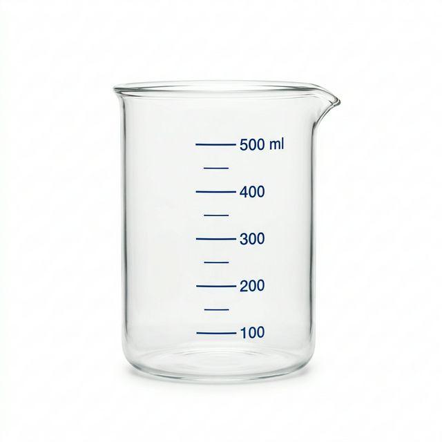 500 mL Glass Beaker – Graduated Borosilicate Laboratory Beaker - View 1