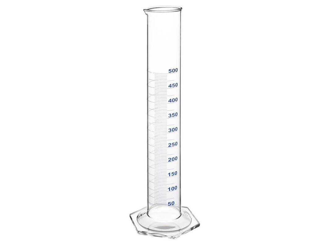 500 mL Graduated Cylinder Glass Laboratory Measuring Cylinder - View 1