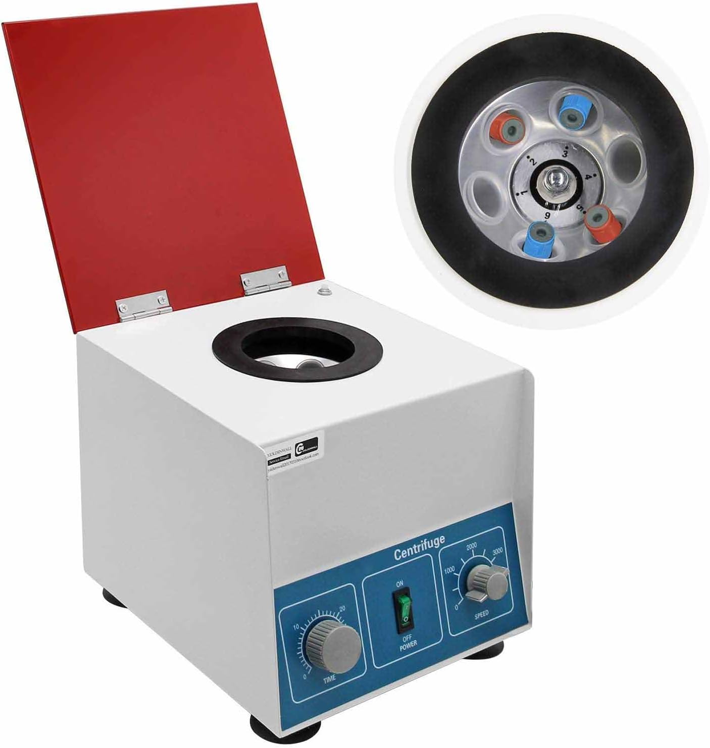 80-1 6-Tube Benchtop Laboratory Centrifuge with Timer - View 1