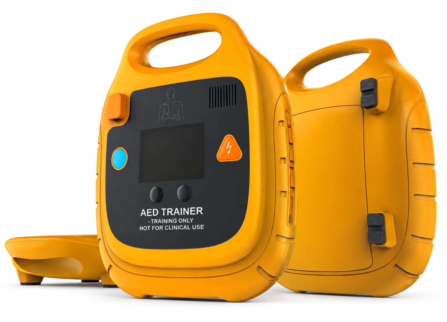 AED Trainer – Automated External Defibrillator Training Unit - View 1