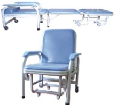 Accompanying Chair (Hospital Attendant Chair) - View 1