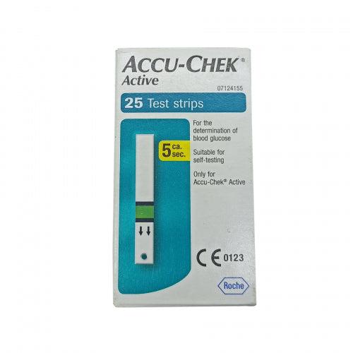 Accu-Chek Blood Glucose Test Strips – Pack of 25