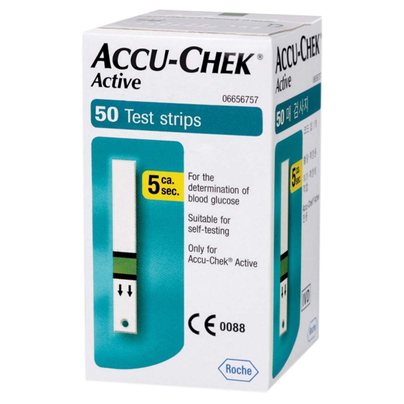 Accu-Chek Active Blood Glucose Test Strips