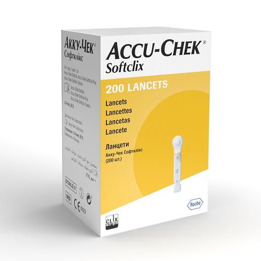 Accu-Chek Softclix Lancets 200 Pieces - View 1