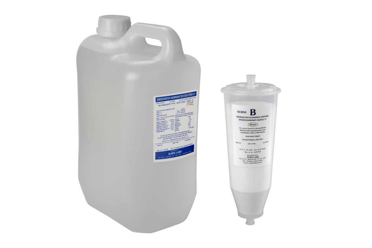 Acid & Bicarbonate Liquid Concentrate – Hemodialysis Dialysate Concentrates