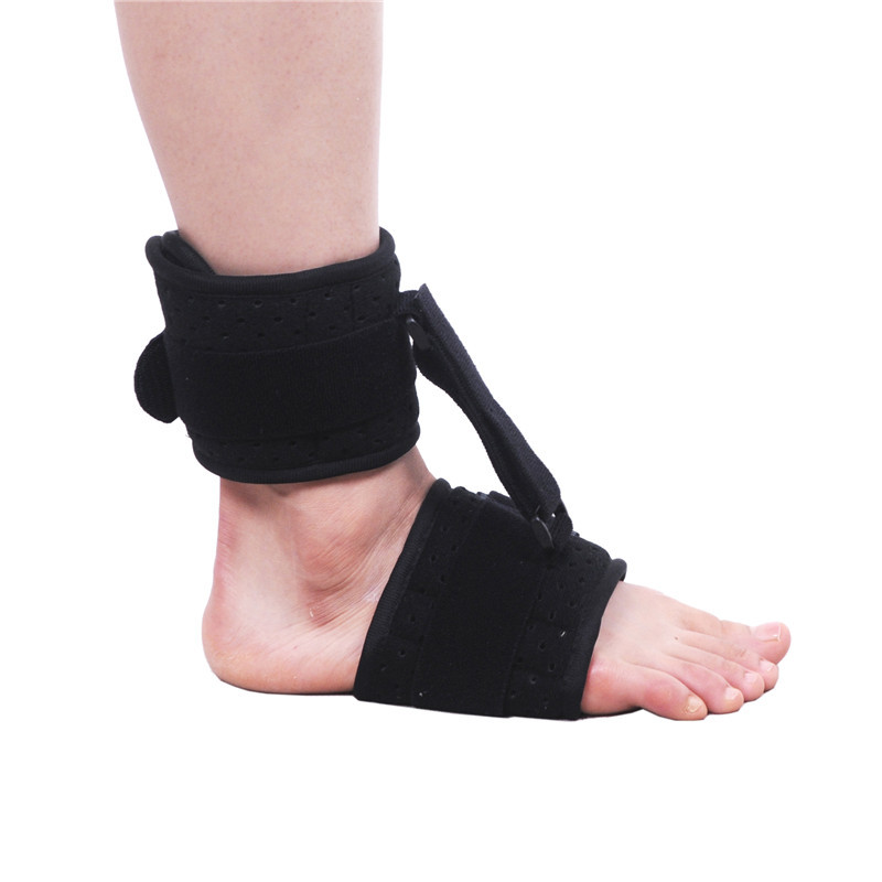 Adjustable Ankle Support Brace with Stabilizing Strap - View 1