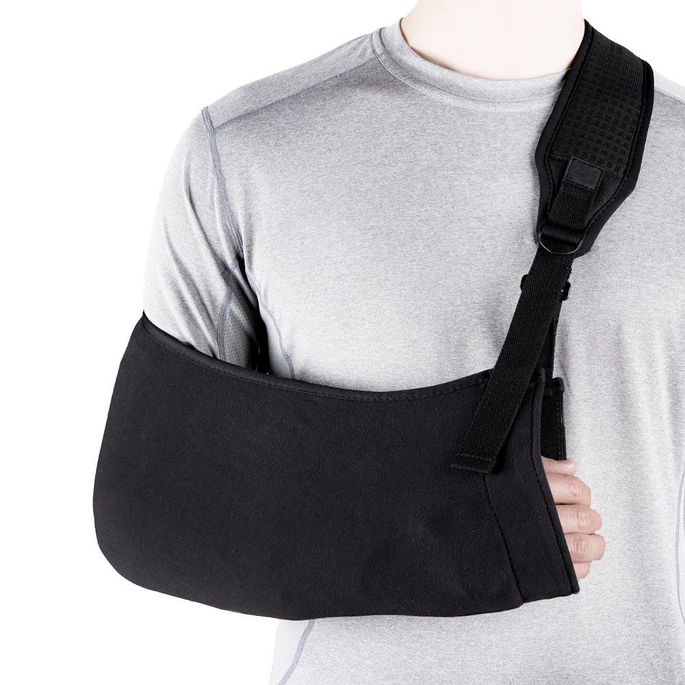Adjustable Pouch Arm Sling with Shoulder Strap - View 1
