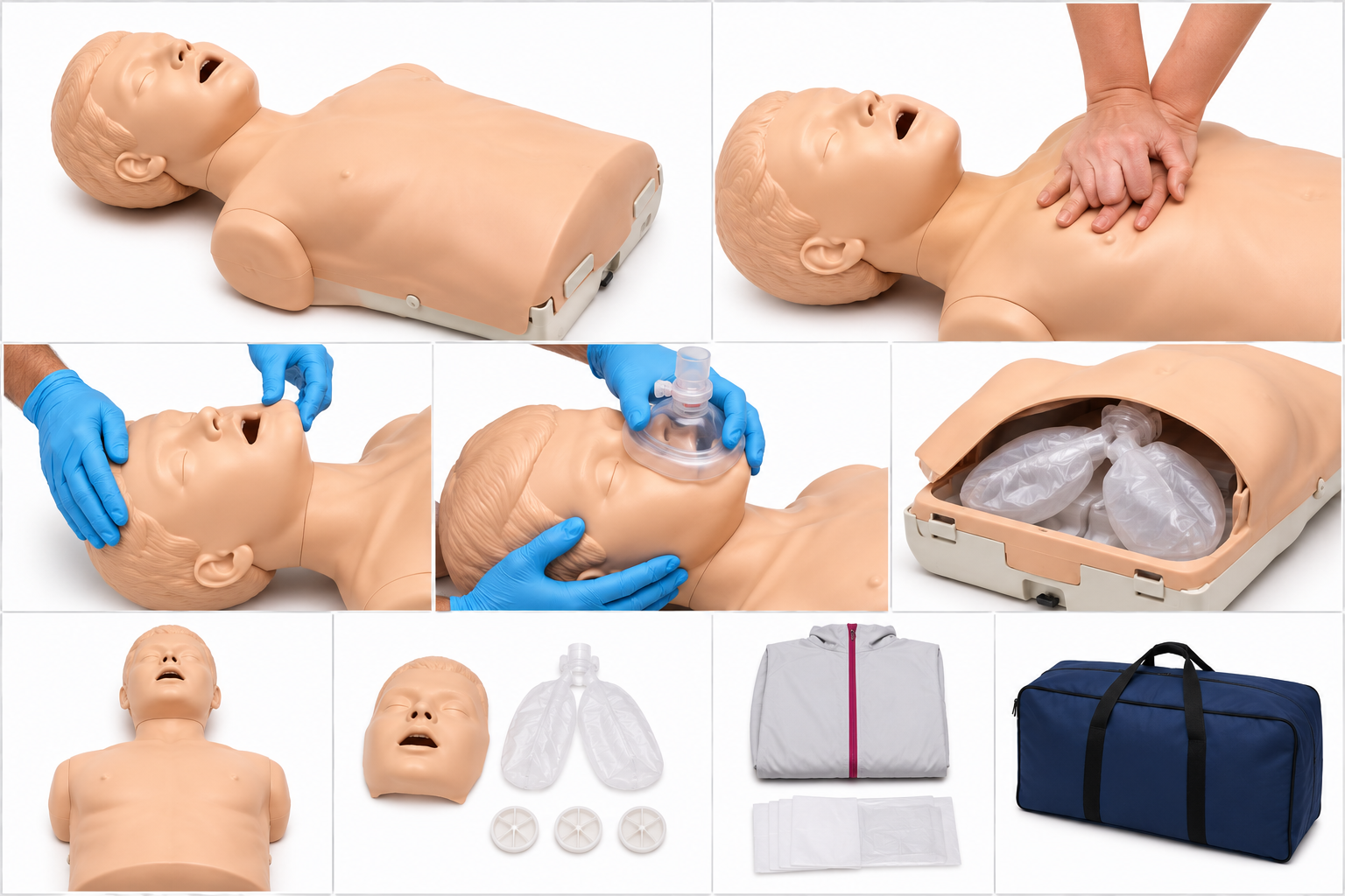 Adult CPR Training Manikin – Resuscitation Training Simulator
