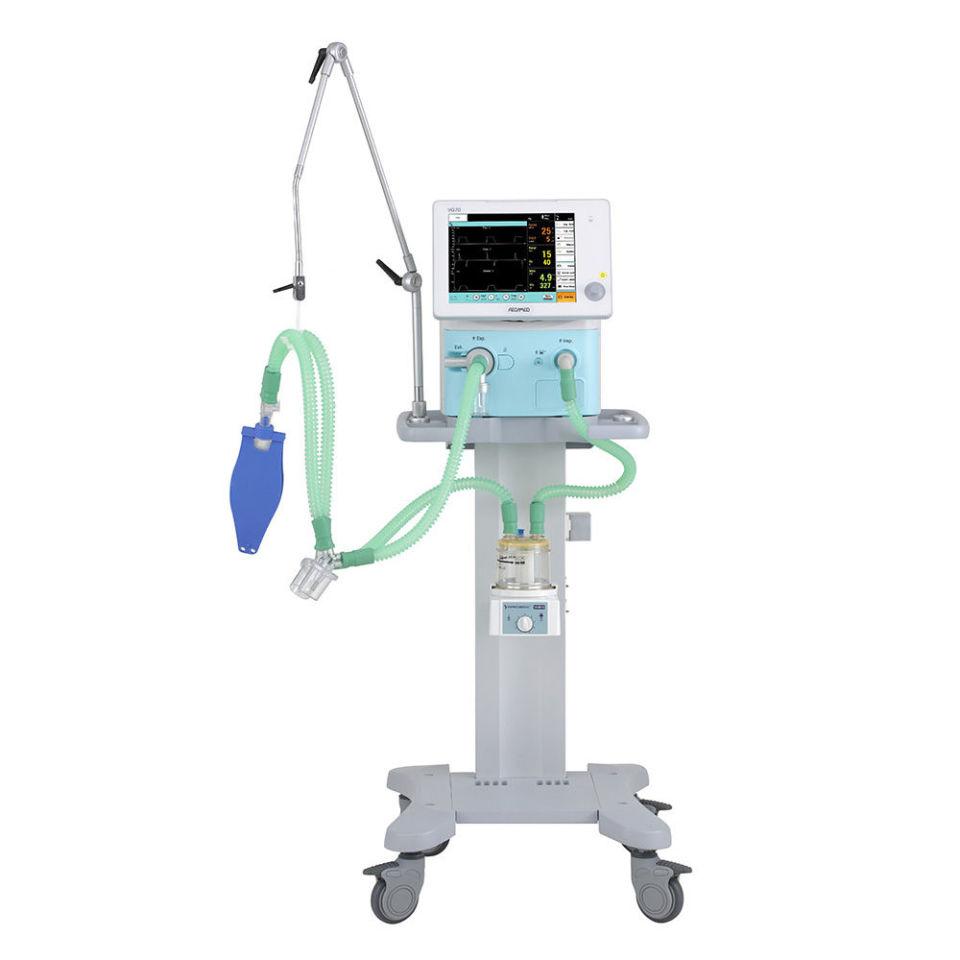 Aeonmed VG70 ICU Turbine Ventilator with Touchscreen and Mobile Trolley - View 1