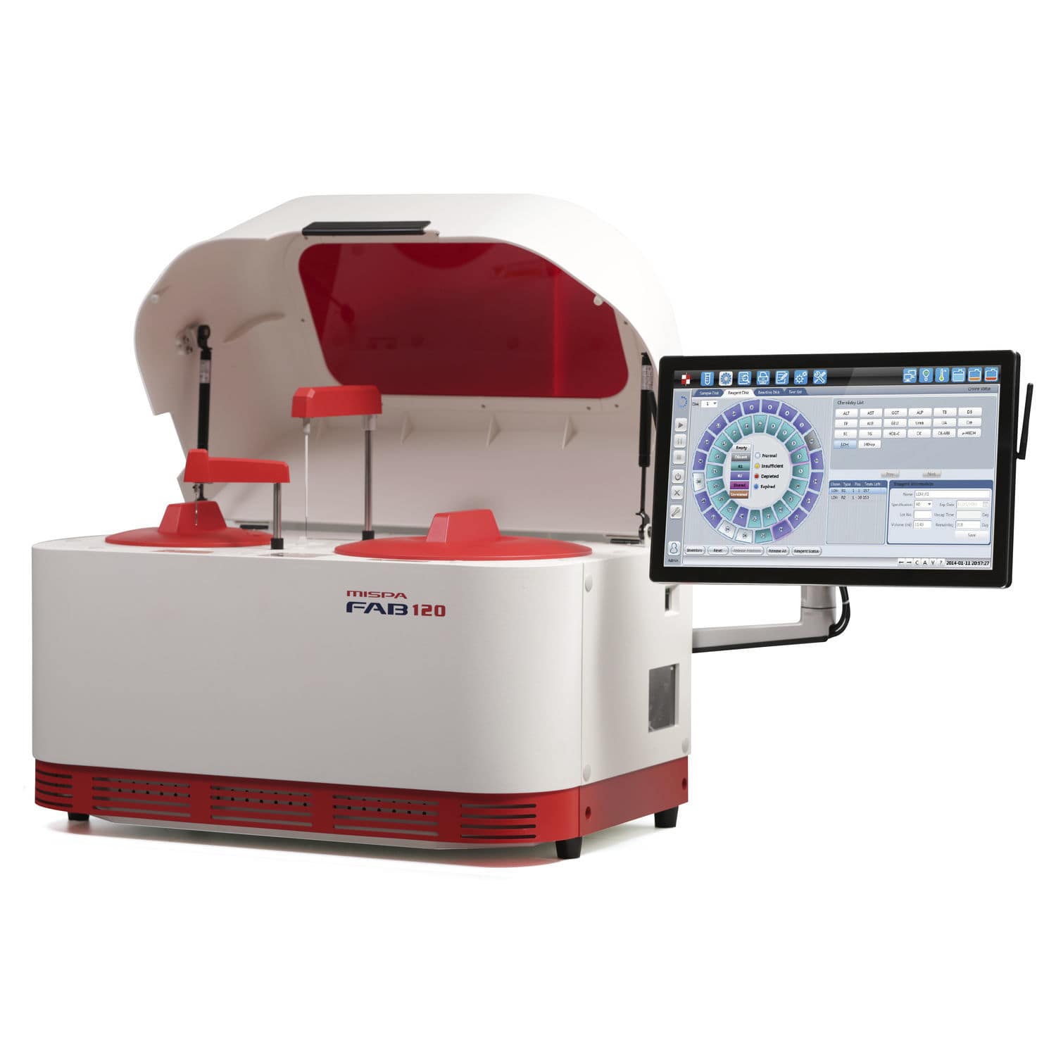 Agappe Mispa FAB 120 Fully Automated Clinical Chemistry Analyzer angle 3