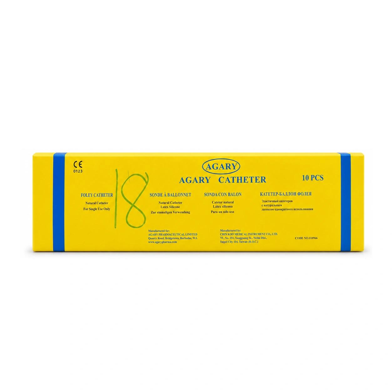 Agary 2-Way Foley Urinary Catheter Size 6FR – Sterile Disposable