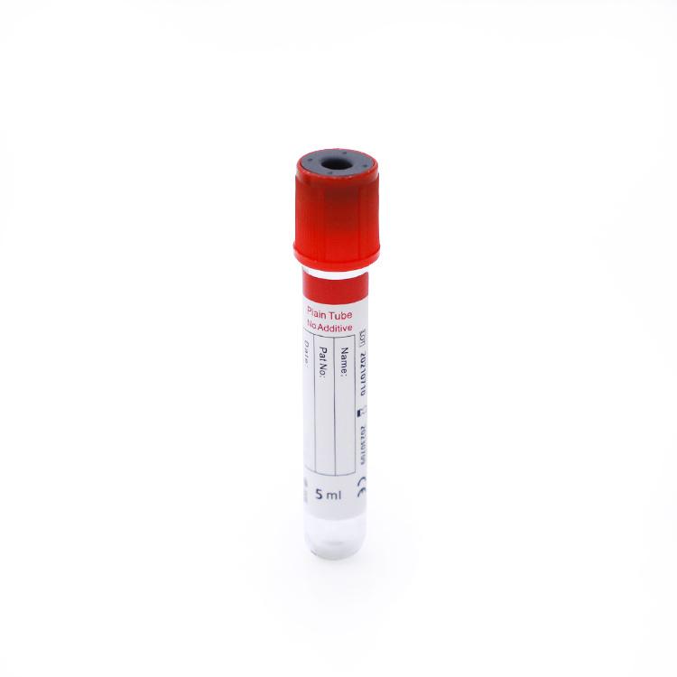 Agary Plain Blood Sample Bottle – Red Cap