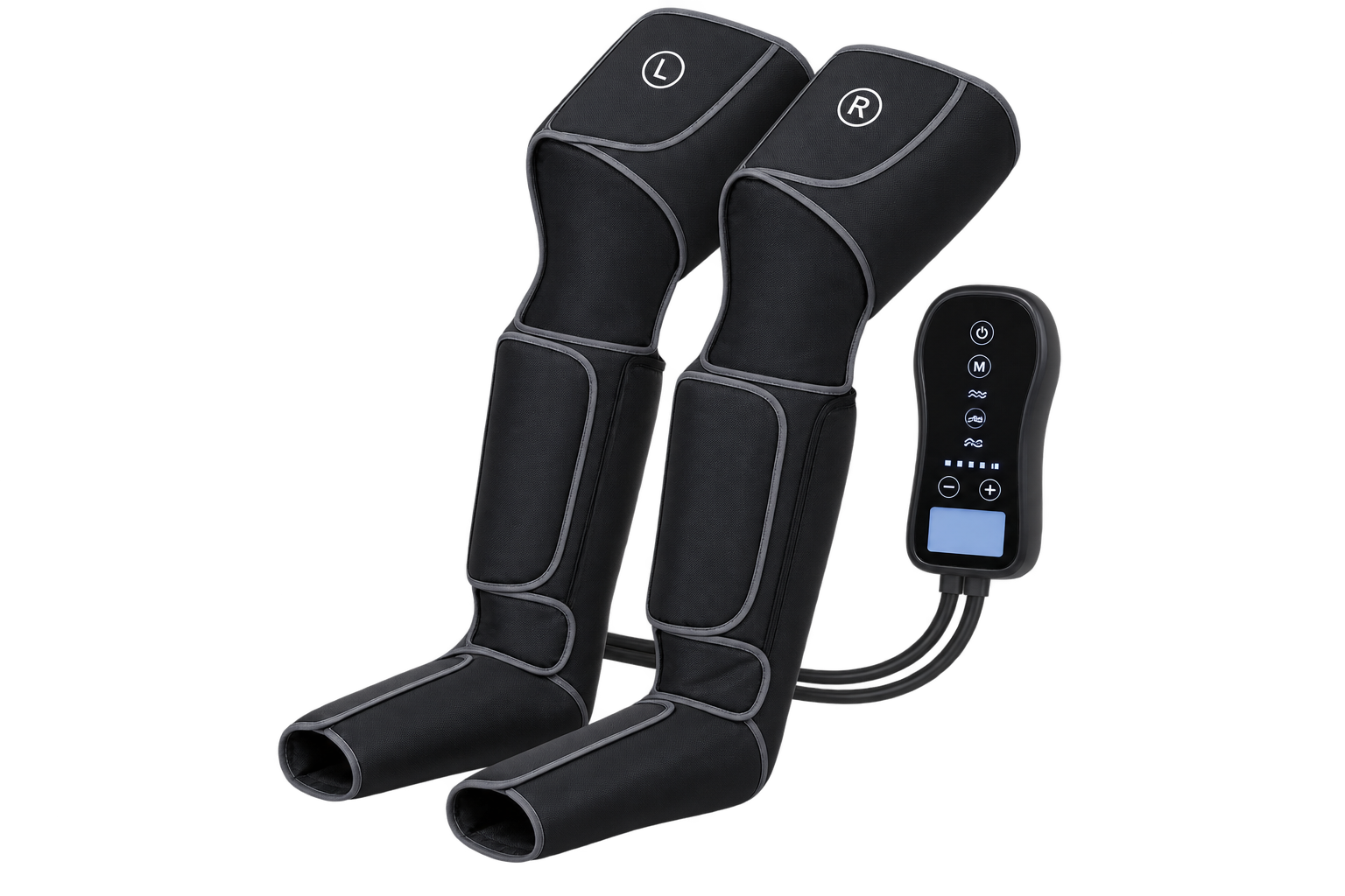 Air Compression Leg Massager with Full-Leg Compression Boots - View 1