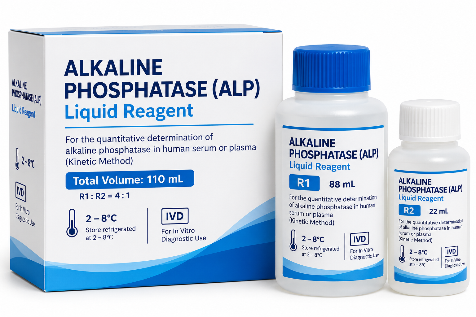 Alkaline Phosphatase (ALP) Liquid Reagent 110 mL – 2–8°C - View 1