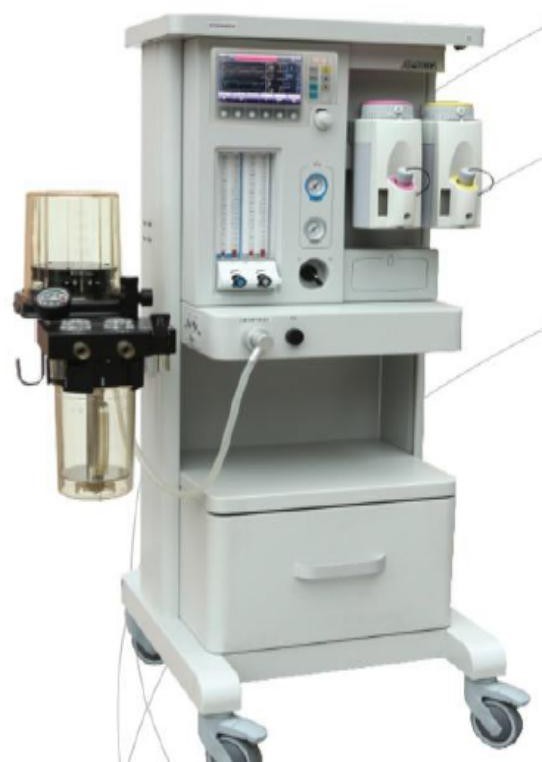 Eshero AM832 Anesthesia Machine with 2 Vaporizers – Anesthesia Workstation - View 1