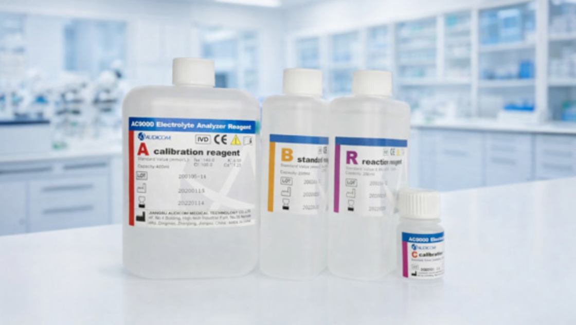 Audicom A Calibration Reagent 400 mL for Electrolyte Analyzer - View 1