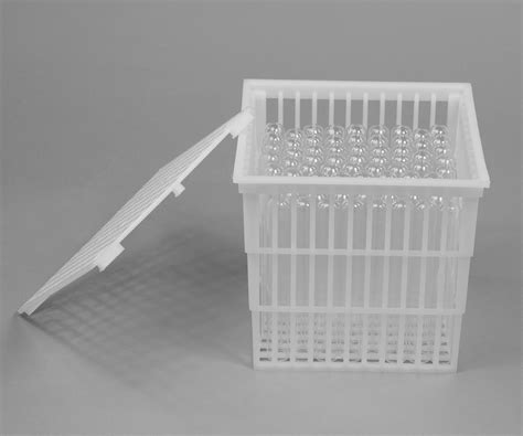 Autoclavable Stackable Laboratory Tube Basket - View 1