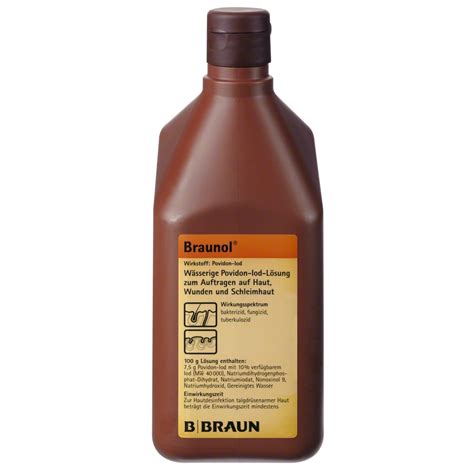 B. Braun BRAUNOL Povidone-Iodine Antiseptic Solution – 1000ml