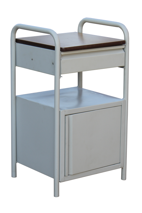 BT164 Metal Hospital Bedside Locker - View 1