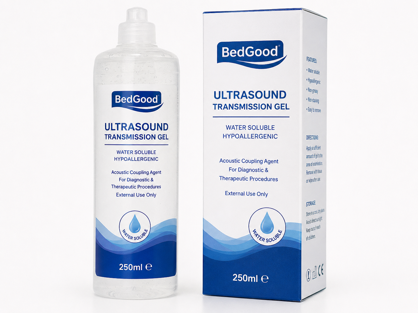 BedGood Ultrasound Transmission Gel – Medical Ultrasound Coupling Gel