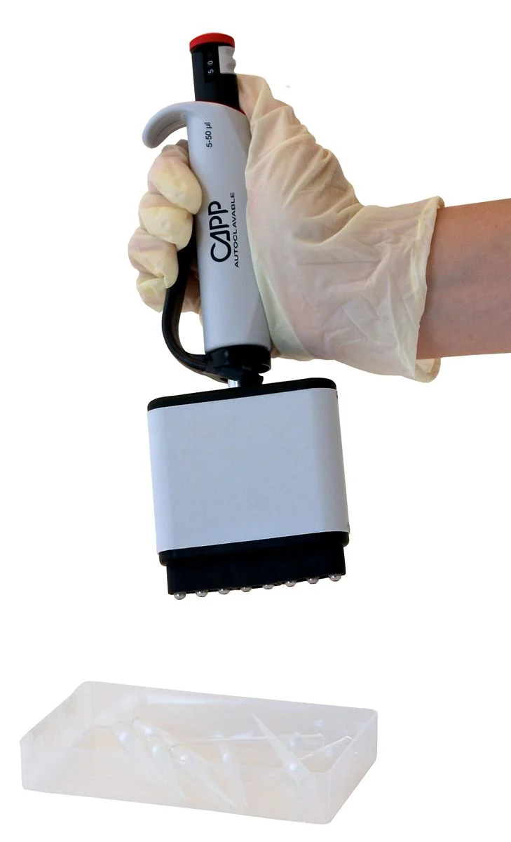 CAPP Aero Multichannel Adjustable Volume Pipette - View 1