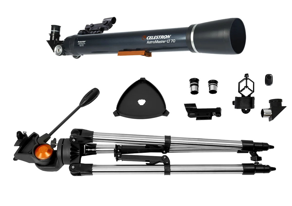 Celestron AstroMaster 70AZ Refractor Telescope – 70mm