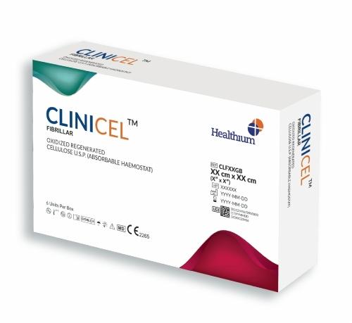 CLINICEL Oxidized Regenerated Cellulose Absorbable Hemostat – 10 × 20cm (4 × 8in)