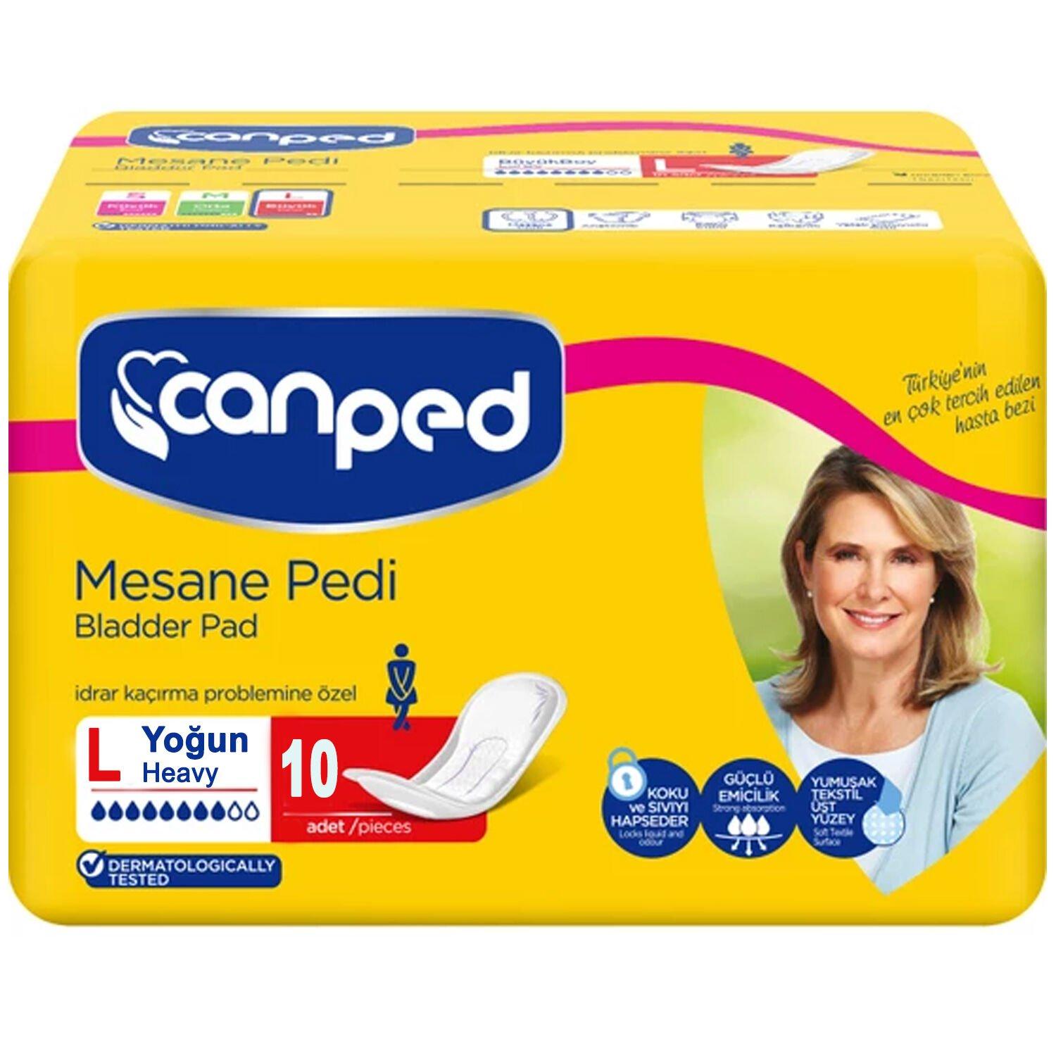 Canped T-Shaped Bladder Pad with Strip N6 Large (L) – Unisex Incontinence Pad