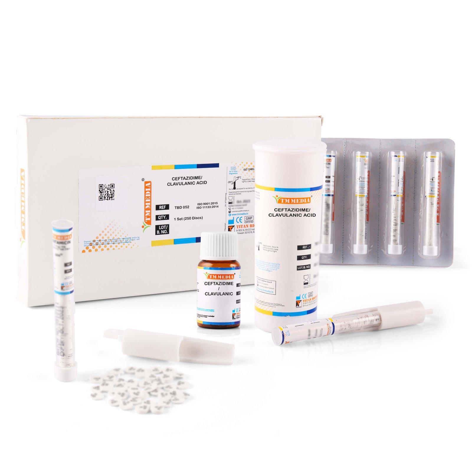 Ceftazidime/Clavulanic Acid 30/10 µg ESBL Detection Disc - View 1