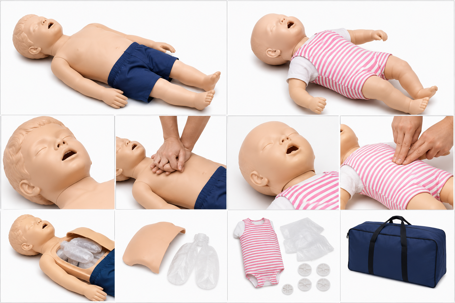 Child/Infant CPR Training Manikin – Paediatric Resuscitation Simulator