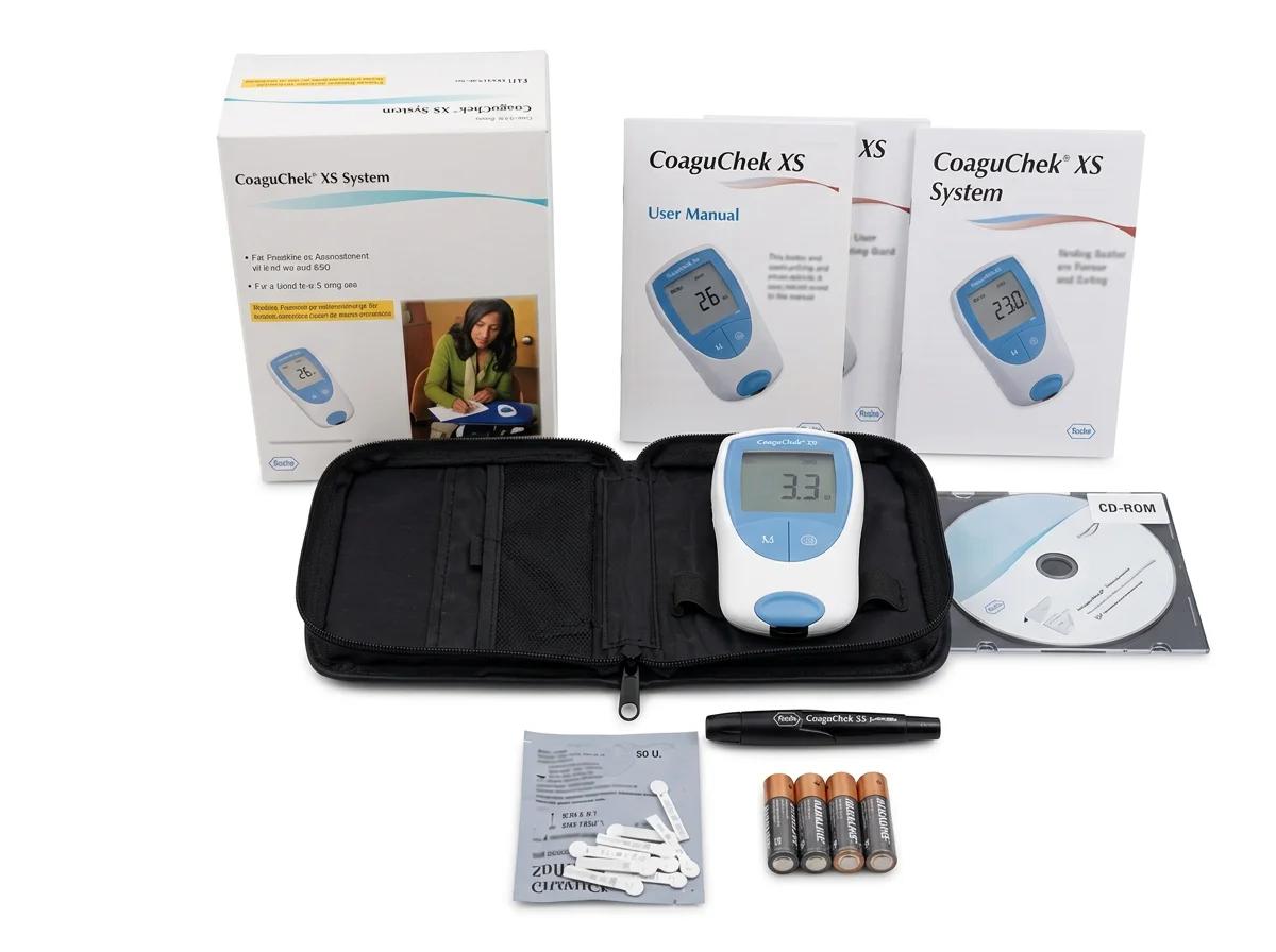 Roche CoaguChek® XS Kit – Point-of-Care PT/INR Meter