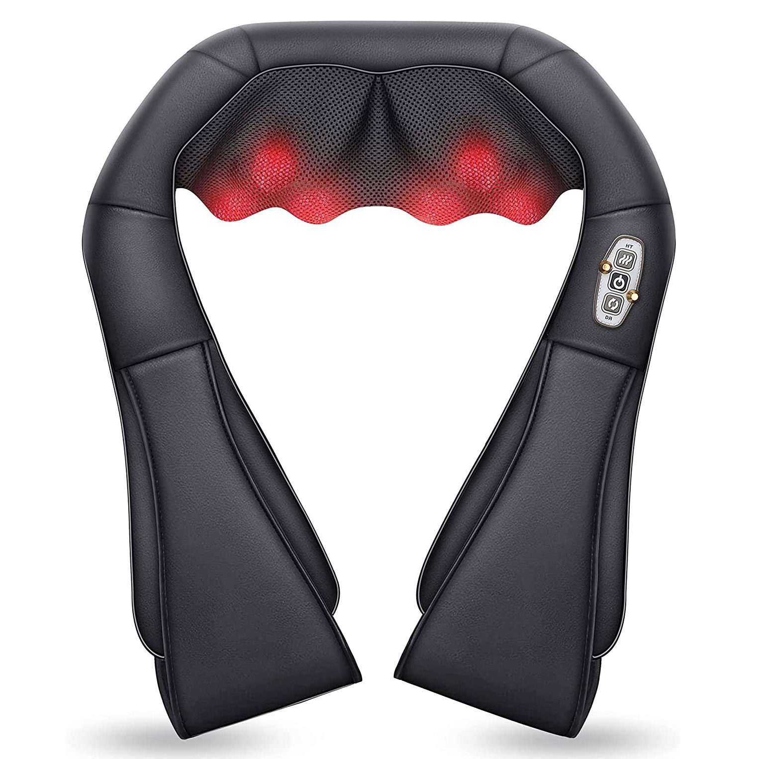 Shiatsu Neck & Back Massager with Heat – Electric Deep-Kneading Massager