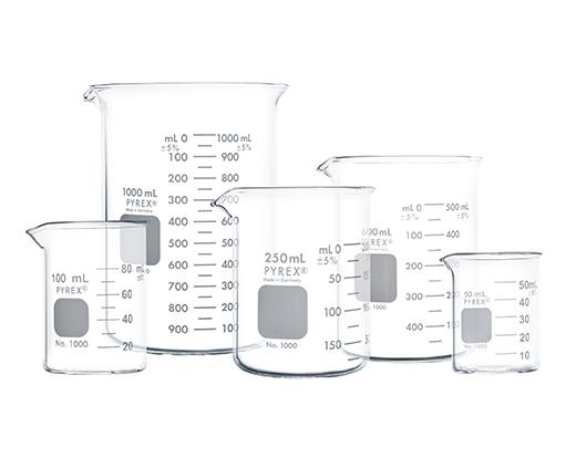 Corning PYREX® 1000 Griffin Low Form Beaker Assortment Pack