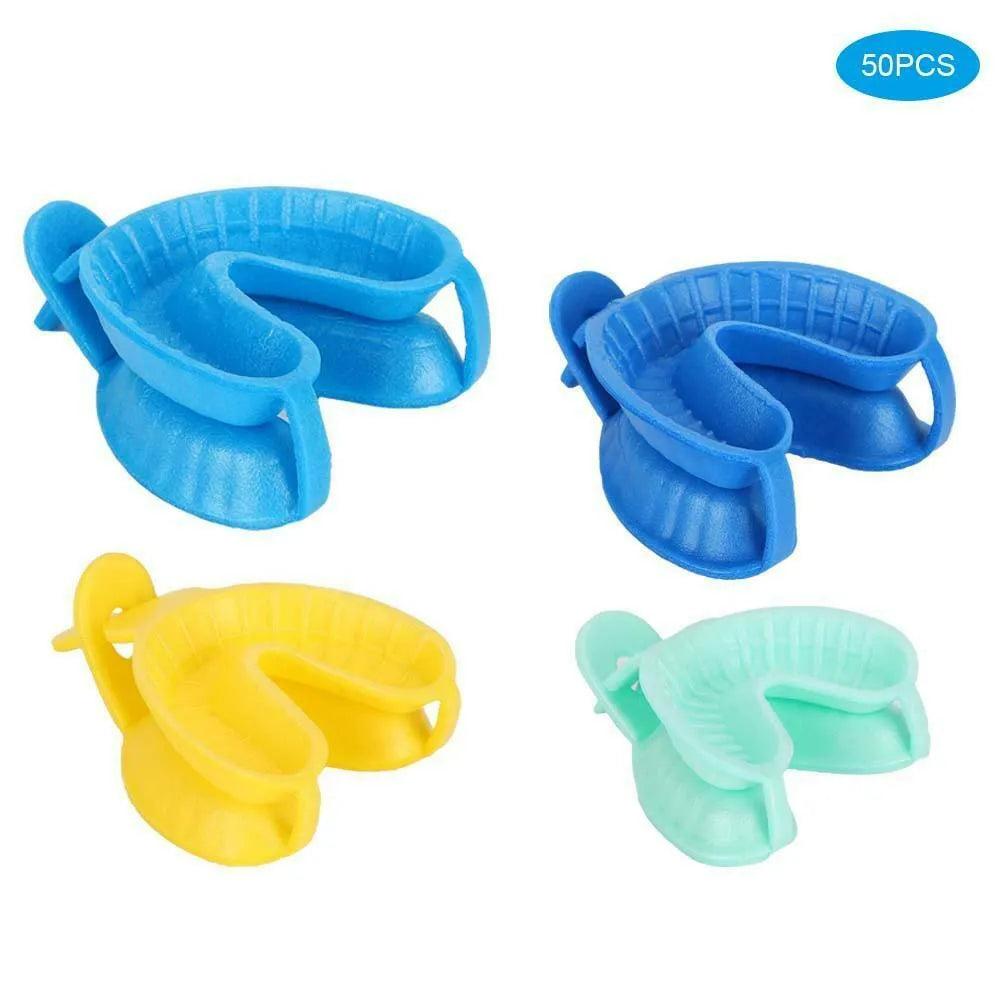 Cotisen Disposable Fluoride Foam Tray – Dual Arch, 50pcs