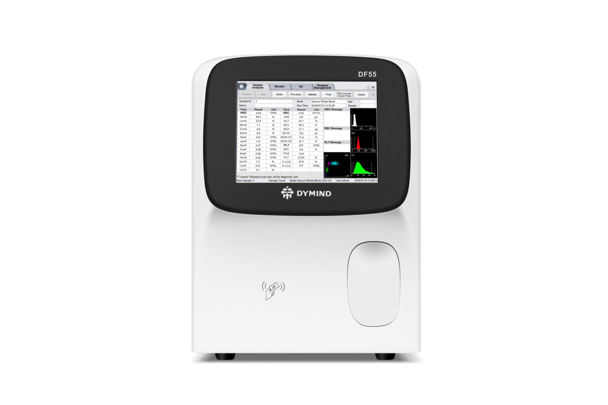 Dymind DF55 Automatic Hematology Analyzer - View 1