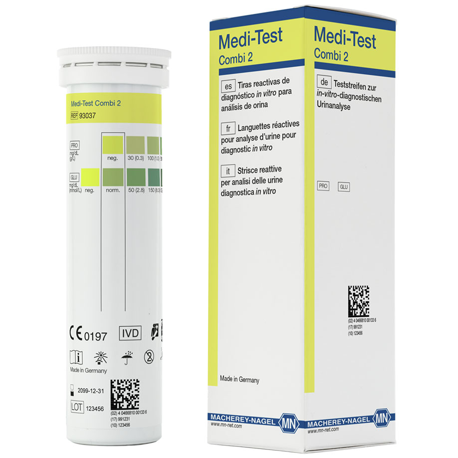 DUS Combi 2 Urine Reagent Test Strips – 100 Strips - View 1
