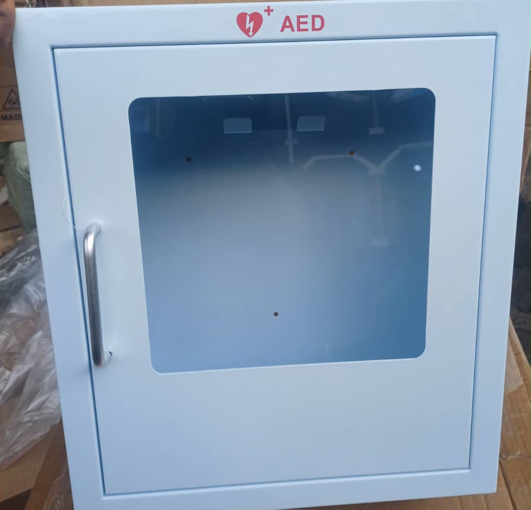 AED Emergency Defibrillator Wall Cabinet with Alarm